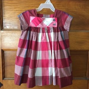 NWT baby girl plaid dress